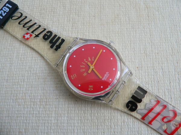 Musical swatch watch