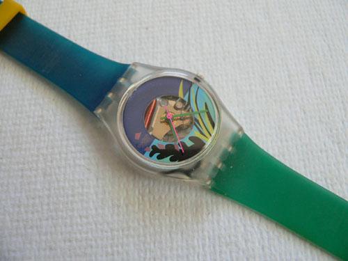Black Coral LK101 Swatch Watch