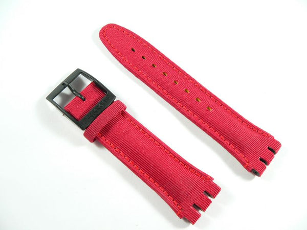 Red Leather Band Aquachrono Big Red SBB104