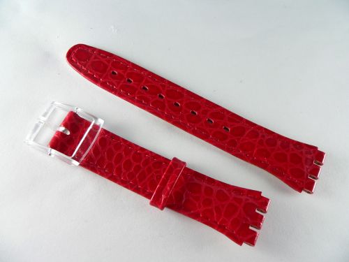 Red leather