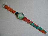 Papaya Swing Swatch Watch