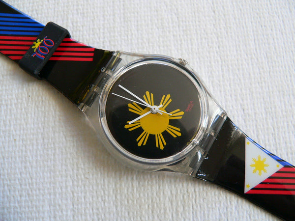 Swatch watch The Philippines Centennial GK268
