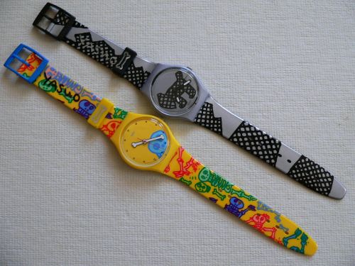 Swatch signed set Kanibal GJ122 and Carodog GM147