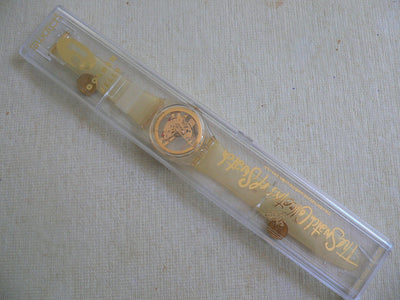 Swatch Watch Golden Jelly GZ115 (Please read)