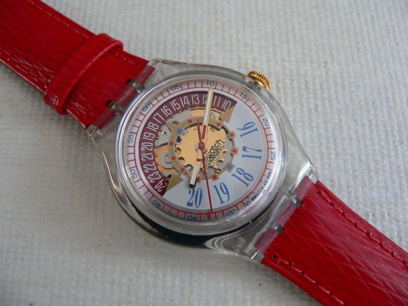 春新作の Swatch swatchandbeyond.com – SAK402 Cotta Terra 時計