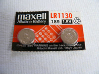 Maxell 390 1130 Lot of Ten Batteries