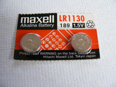 Maxell 390 1130 Four Batteries