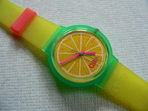 Coca cola 2025 swatch watch 1980's