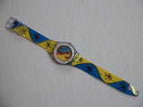 Fiz N Zip Kenny Scharf Signed Magnetic GN164PACK Swatch Watch