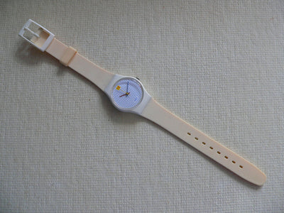 Dotted Swiss Swatch Watch