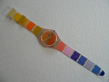 Orange Painted Time GK378 Swatch Watch