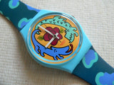 1994 Vintage swatch watch GN137 Designed by Louise Gibb