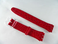 Red leather band