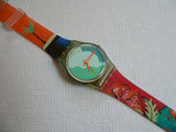 Papaya Swing Swatch Watch