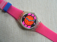 Pink Betty LK118V Swatch watch