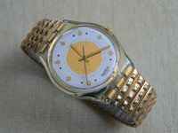 Golden Waltz Swatch Watch Gk143