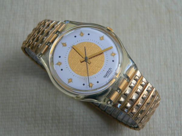 Golden Waltz Swatch Watch Gk143