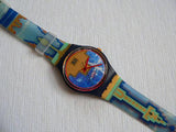 Blue Flamingo GN114 Swatch Watch