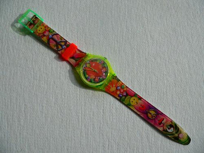 Love, Peace And Happiness GJ118 Swatch watch