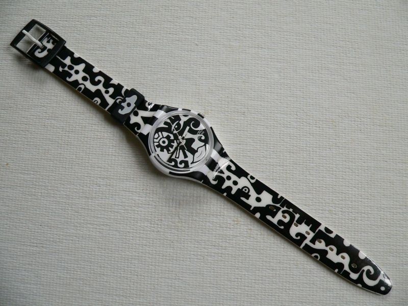 レア SWATCH 自動巻き腕時計 Amazon.co.jp: [スウォッチ] 腕時計 GENT(ジェント) PLANET LOVE