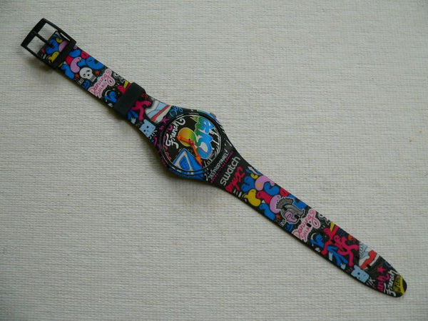 Swatch Watch  GB239  MOVING BEAT Buy Swatch Gent MOVING BEAT GB239 - Near Mint Condition  main image 4