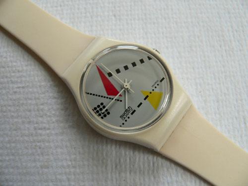 White Memphis LW102 Swatch Watch