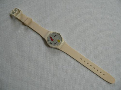 White Memphis LW102 Swatch Watch