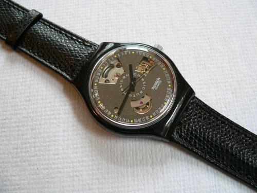 Black Motion Swatch Watch swatchandbeyond