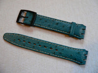 Blue leather band