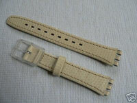 Lady off whit Leather band