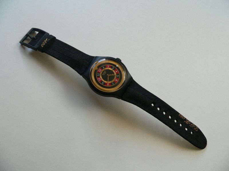 時計 Swatch JAMES BOND 007 LICENCE TO KILL Swatch - Licence to Kill - Bond 007 - SUDB103 - 2002 - Mint
