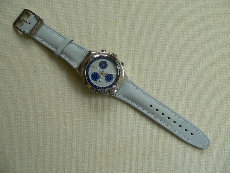 Vintage Rare Swatch Irony Chronograph Watch 
