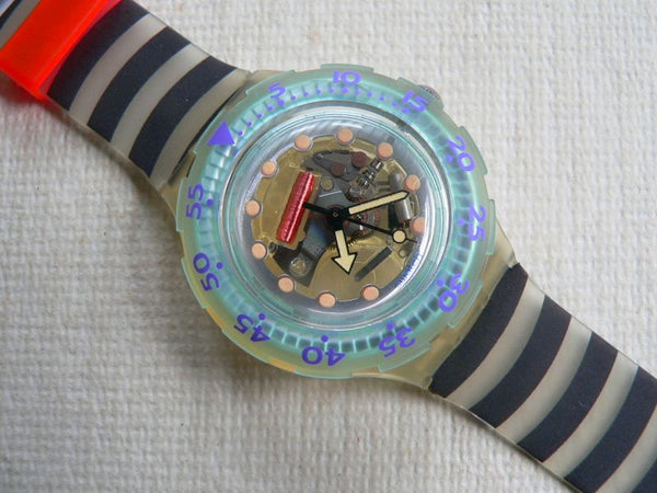 Zebra Jelly Bubbles SDK104Z Swatch Watch