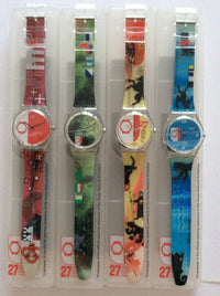 2002 Special swatch Canton Expo set Book 4 watches New