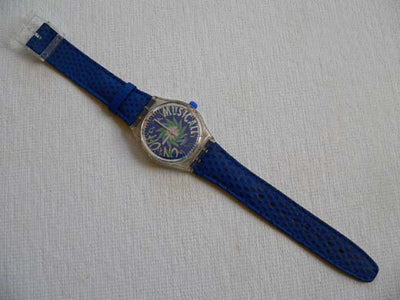Swatch Watch Tone In Blue SLK100 Musical