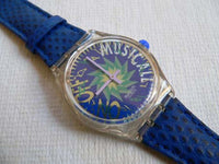 Swatch Watch Tone In Blue SLK100 Musical